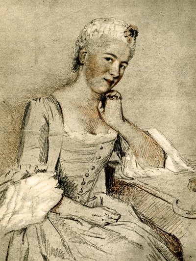 Jeanne Natoire tekijältä Jean Étienne Liotard