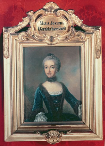 Maria Josepha Baijerista, Pyhän Rooman keisarin Joseph II:n (1741-90) toinen vaimo tekijältä Jean Étienne Liotard