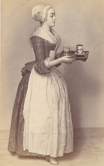Mestariteoksia Dresdenin galleriasta. Dresdenin kuvagalleria: perustuu E...:n alkuperäisiin laatikoihin, 1870. tekijältä Jean Étienne Liotard
