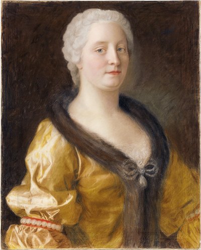 Itävallan keisarinna Maria Teresan muotokuva tekijältä Jean Étienne Liotard