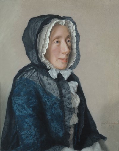 Madame Tronchinin muotokuva, 1758 tekijältä Jean Étienne Liotard