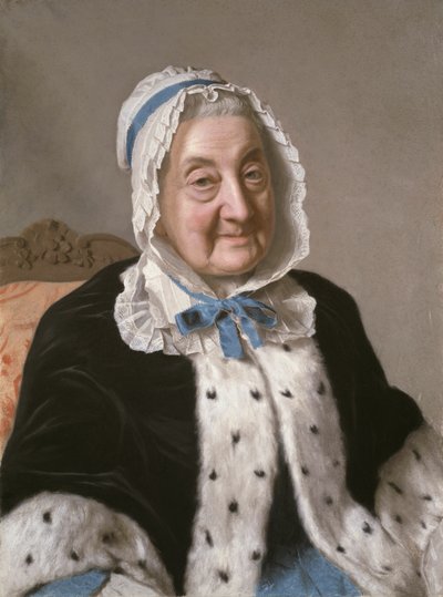Marthe Marie Tronchinin muotokuva tekijältä Jean Étienne Liotard