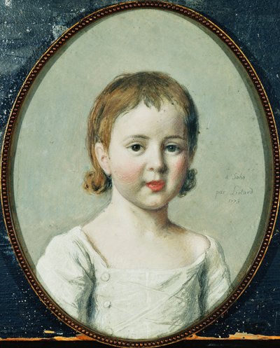 Matthew Robinson Boultonin muotokuva, rintakuva 3-vuotiaana tekijältä Jean Étienne Liotard