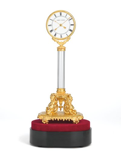 Napoleon III iskevä mysteerikello, n. 1850 (ormolu & lasi) tekijältä Jean Eugene Robert