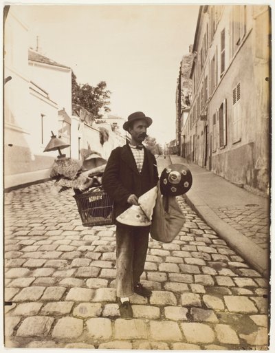 Marchand abat-jours tekijältä Jean Eugène Auguste Atget