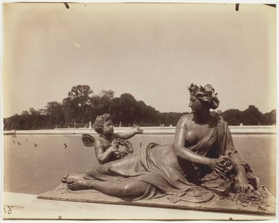 Versailles, Parkin kulma tekijältä Jean Eugène Auguste Atget
