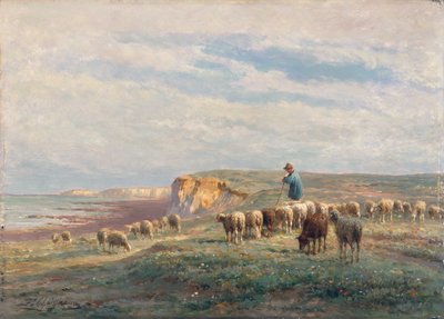 Lammaslauma (öljy paneeliin) tekijältä Jean Ferdinand Chaigneau