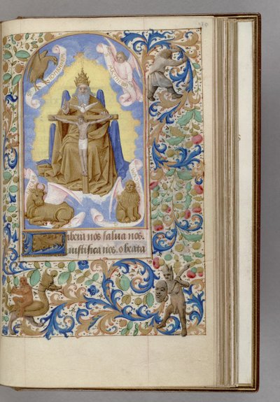 Gnadenstuhl Tuntikirja, 1450-1499 tekijältä Jean Fouquet