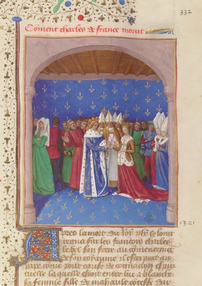 Kaarle IV le Belin avioliitto tekijältä Jean Fouquet