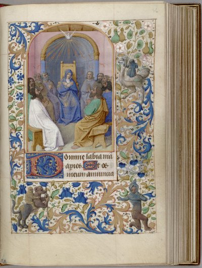 Helluntain tuntikirja, 1450-1499 tekijältä Jean Fouquet