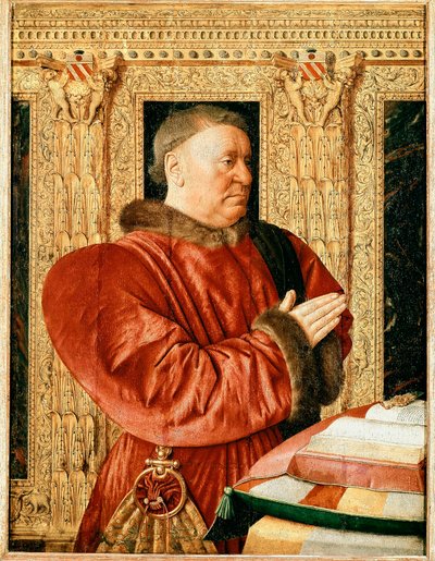 Ranskan oikeusministerin Guillaume Jouvenel des Ursinsin muotokuva (maalaus tekijältä Jean Fouquet