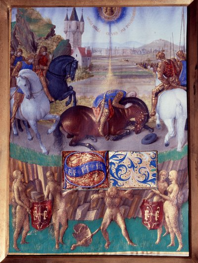 Pyhä Paavali matkalla Damaskokseen Pienoiskuva Jean Fouquet
