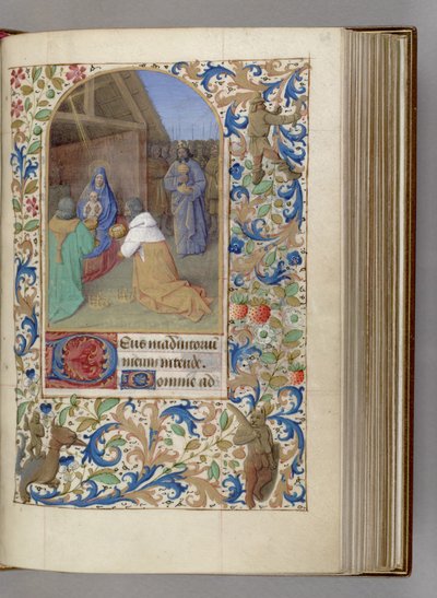 The Adoration of the Magi Book of Hours, 1450-1499 tekijältä Jean Fouquet