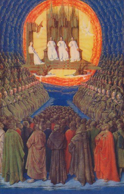 Kolminaisuus loistossaan, c1455, 1939 tekijältä Jean Fouquet