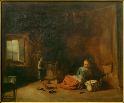 Maaseudun sisustus tekijältä Jean Francois Gigoux