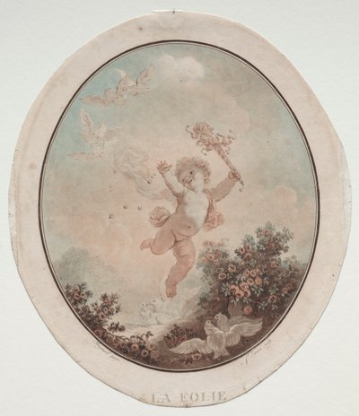 Hulluus, 1777. tekijältä Jean Francois Janinet