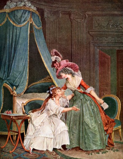 LIdiscretion, 1788, 1929 tekijältä Jean Francois Janinet
