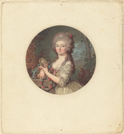 Nuoren prinsessan muotokuva tekijältä Jean Francois Janinet