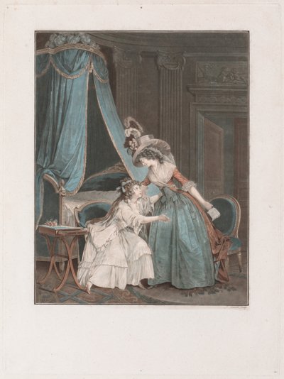 Välinpitämättömyys, 1788. tekijältä Jean Francois Janinet