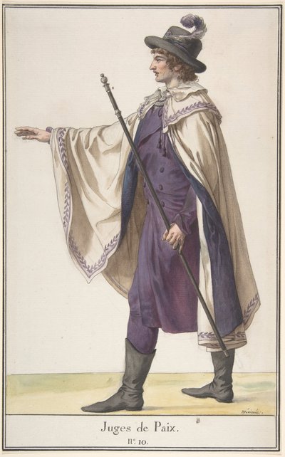 Rauhantuomari, n. 1798-99. tekijältä Jean Francois Leonor Merimee