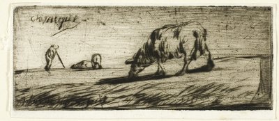 Lammas laiduntamassa tekijältä Jean Francois Millet
