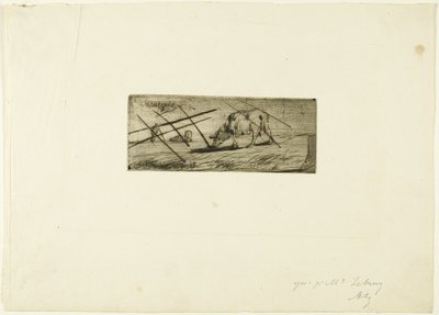 Lammas laiduntamassa tekijältä Jean Francois Millet