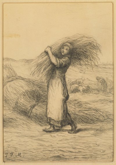 Sadonkorjuukohtaus tekijältä Jean Francois Millet