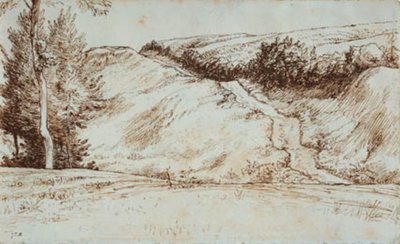 Rinnemaisema lähellä Vichyä tekijältä Jean Francois Millet