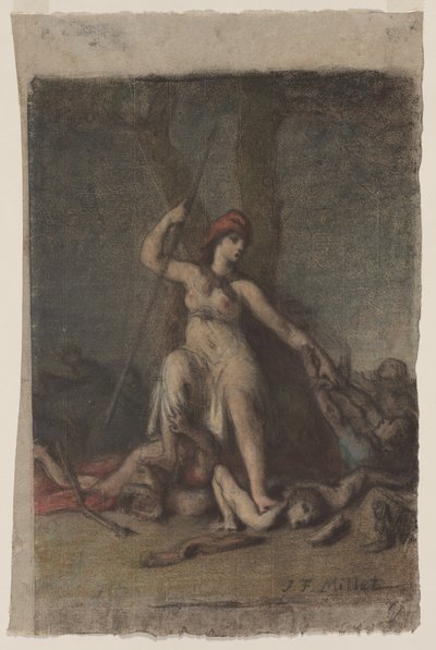 Liberty, luultavasti 1848. tekijältä Jean Francois Millet