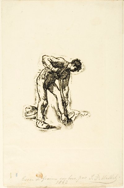 Talonpoikien kaivaminen tekijältä Jean Francois Millet