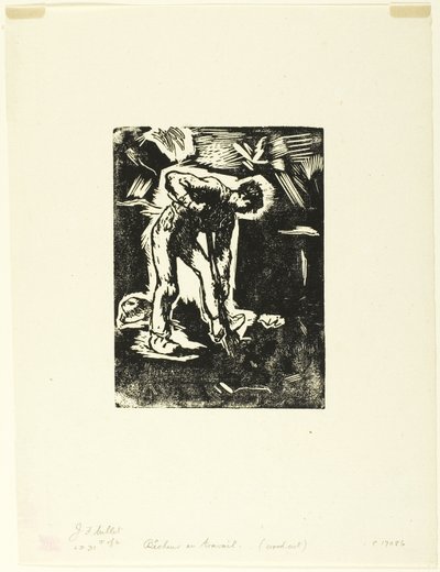 Talonpoikien kaivaminen tekijältä Jean Francois Millet