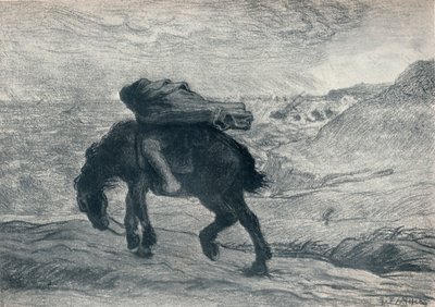 Phoebus ja Boreus, 1800-luku tekijältä Jean Francois Millet