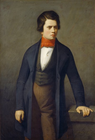 Leconte de Lislen muotokuva 1818-1894 tekijältä Jean Francois Millet