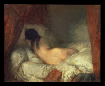 Makaava nainen alaston tekijältä Jean Francois Millet