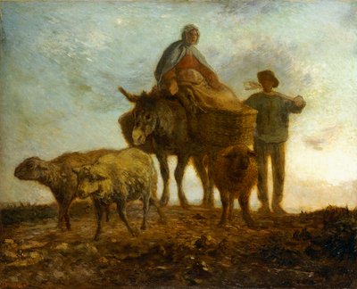 Paluu kentiltä, tekijältä Jean Francois Millet