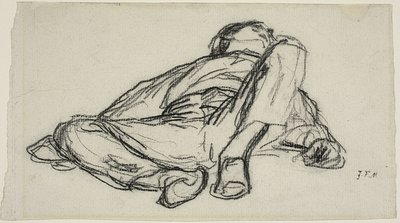 Nukkuva talonpoika tekijältä Jean Francois Millet