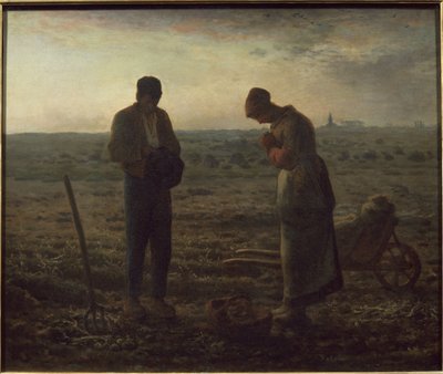 Angelus - öljy kankaalle tekijältä Jean Francois Millet
