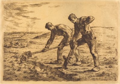 Kaivaajat (Les becheurs) tekijältä Jean Francois Millet