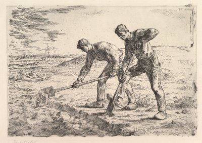 Diggers, 1830-75. tekijältä Jean Francois Millet