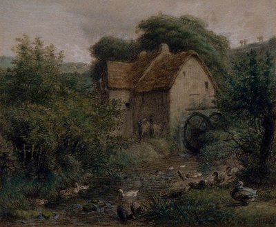 Vanha mylly tekijältä Jean Francois Millet