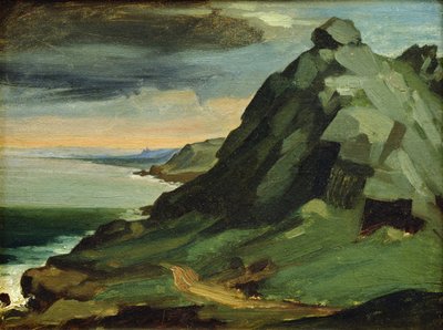 Catelin kallio eli Haagin kalliot, 1844 tekijältä Jean Francois Millet