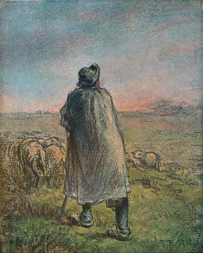 Paimen, 1800-luku tekijältä Jean Francois Millet