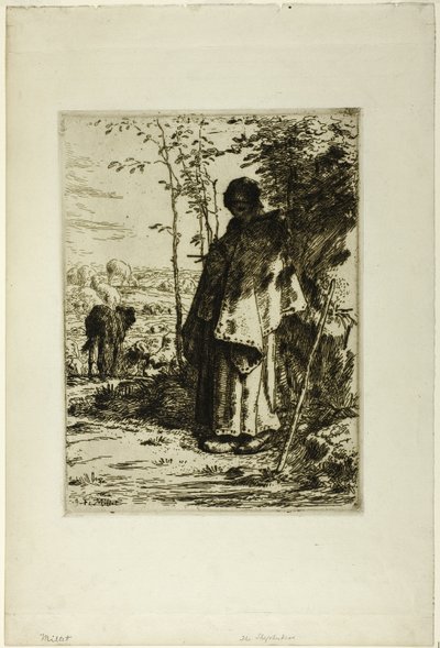 Paimentar neule tekijältä Jean Francois Millet