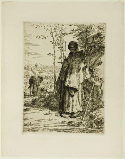 Paimentar neule tekijältä Jean Francois Millet