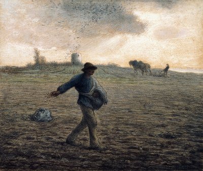 Kylväjä, tekijältä Jean Francois Millet