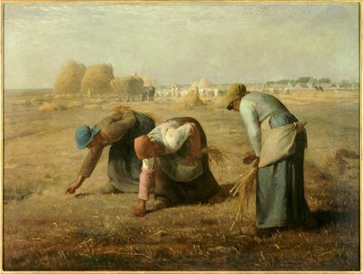 Keräilijät. Jean Francois Milletin (1814-1875) maalaus tekijältä Jean Francois Millet
