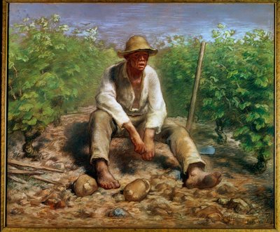 Viininvalmistaja Jean Francois Milletin (1814-1875) maalaus 1800-luvulta Haag. Rijksmuseum tekijältä Jean Francois Millet