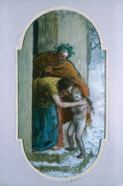Talvi, noin 1864 tekijältä Jean Francois Millet