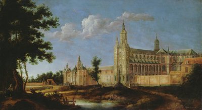Näkymä vuonna 647 perustetulle Saint-Amand-les-Eaux