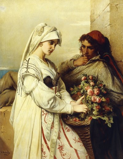 Idylli, 1864 tekijältä Jean Francois Portaels